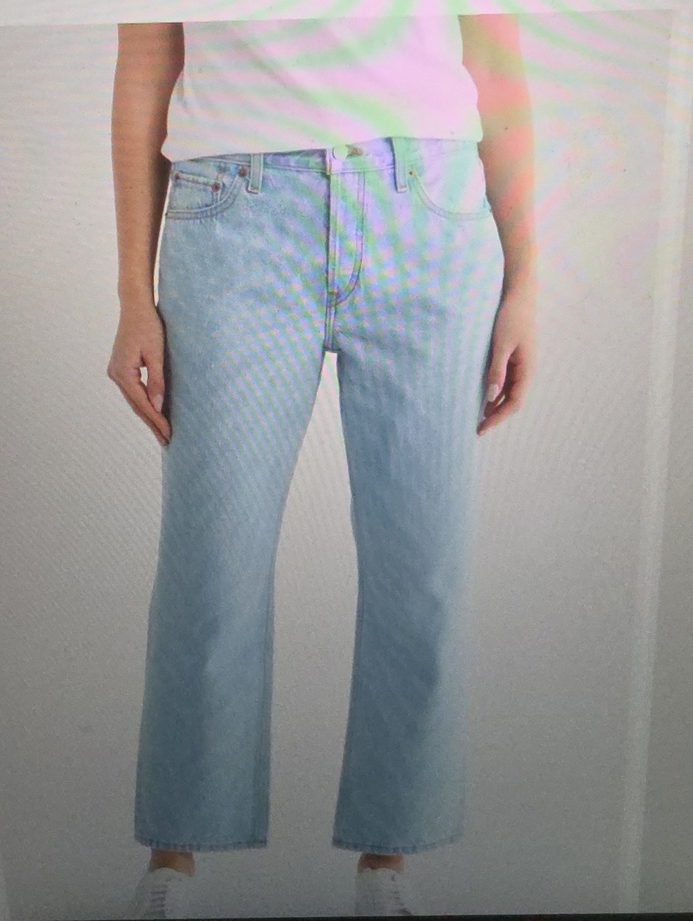 Re/DoneEasy Straight Crop Jeans Size 26 $295